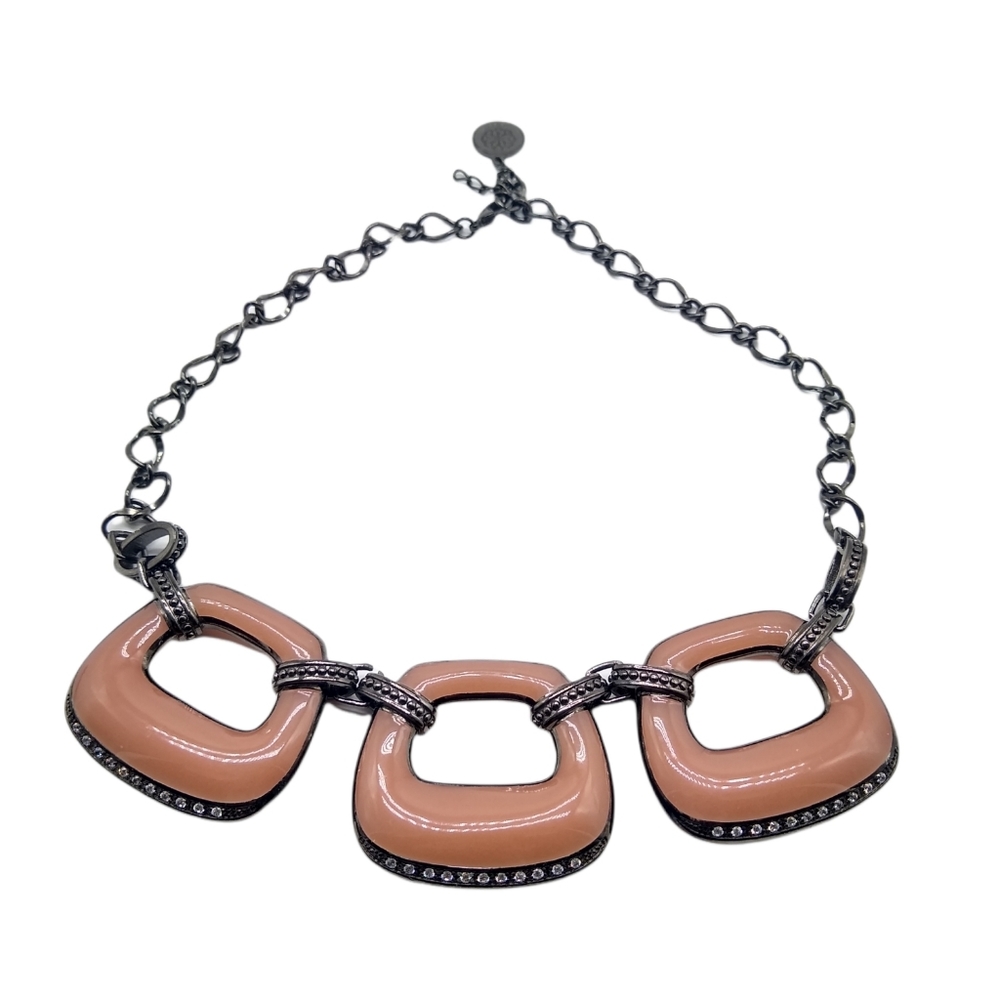 high end silver gemstones necklace italy